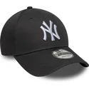 szara-regulowana-czapka-z-zakrzywionym-daszkiem-9forty-league-essential-new-york-yankees-mlb-new-era
