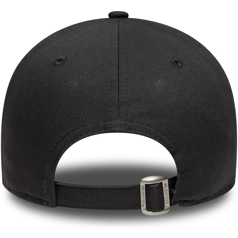 gra-justerbar-curved-kasket-9forty-league-essential-fra-new-york-yankees-mlb-fra-new-era