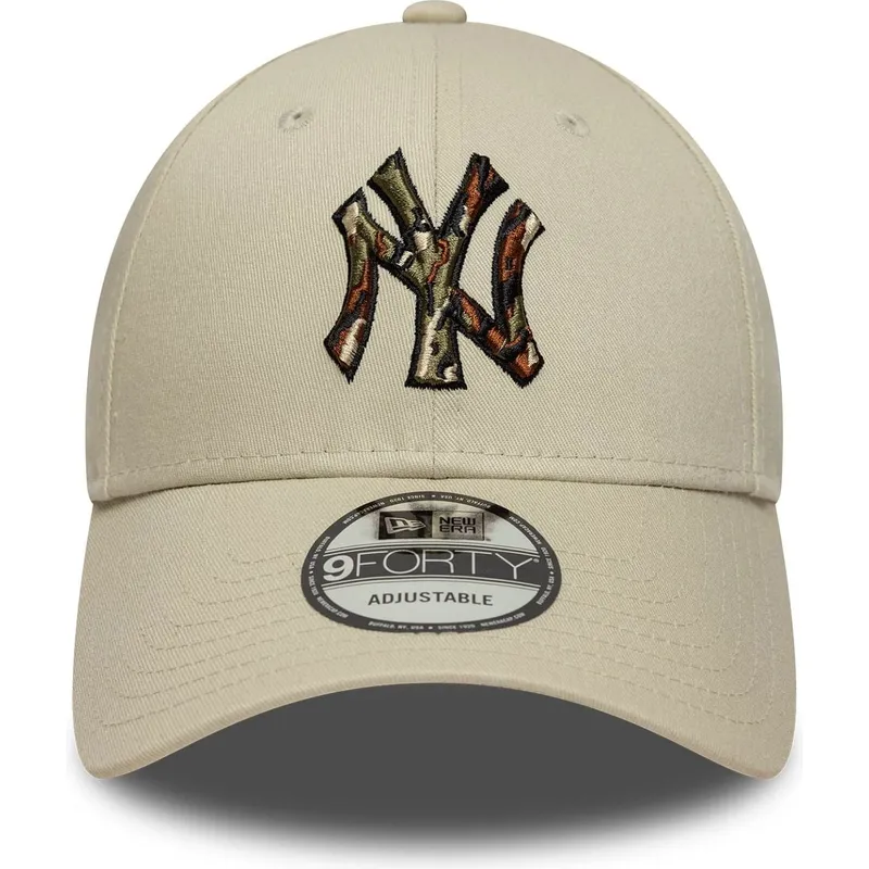 bojd-beige-justerbar-keps-9forty-camo-infill-fran-new-york-yankees-mlb-av-new-era