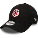 sort-justerbar-kurvet-kasket-9forty-team-logo-fra-stade-toulousain-top-14-fra-new-era