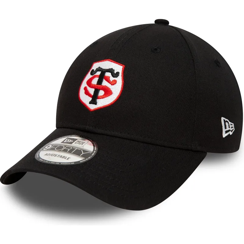 cappellino-con-visiera-curva-nero-regolabile-9forty-team-logo-di-stade-toulousain-top-14-di-new-era