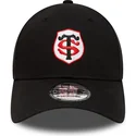 cappellino-con-visiera-curva-nero-regolabile-9forty-team-logo-di-stade-toulousain-top-14-di-new-era