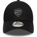 gorra-curva-negra-ajustable-9forty-washed-de-ducati-motor-motogp-de-new-era