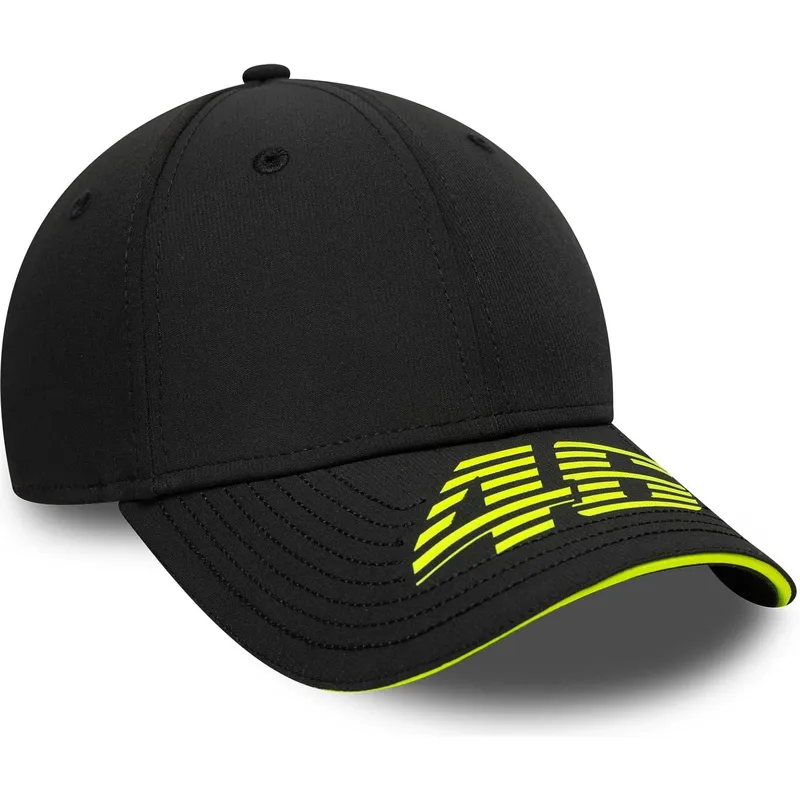 cappellino-curvo-nero-regolabile-9forty-recycled-stripe-di-valentino-rossi-vr46-motogp-di-new-era