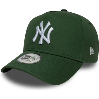 Casquette courbée verte snapback 9FORTY E Frame League Essential New York Yankees MLB New Era