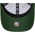 cappellino-curvo-beige-e-verde-regolabile-9forty-m-crown-wordmark-dei-los-angeles-dodgers-mlb-di-new-era