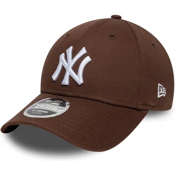 Brun buet snapback-kasket 9FORTY M-Crown fra New York Yankees MLB fra New Era