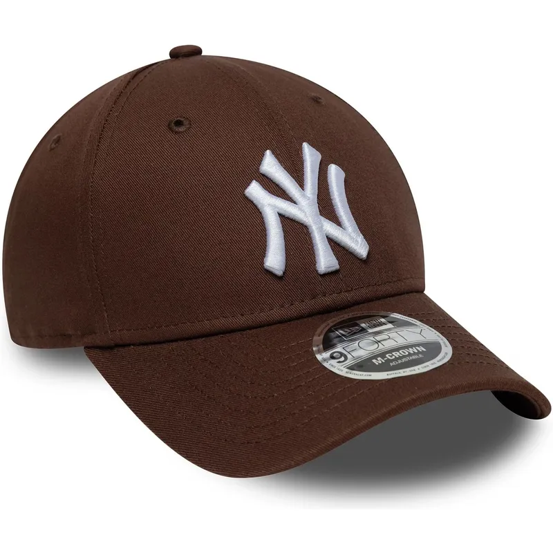 cappellino-curvo-marrone-snapback-9forty-m-crown-dei-new-york-yankees-mlb-di-new-era