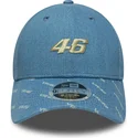 blaue-gebogene-snapback-kappe-9forty-m-crown-denim-von-valentino-rossi-vr46-motogp-von-new-era