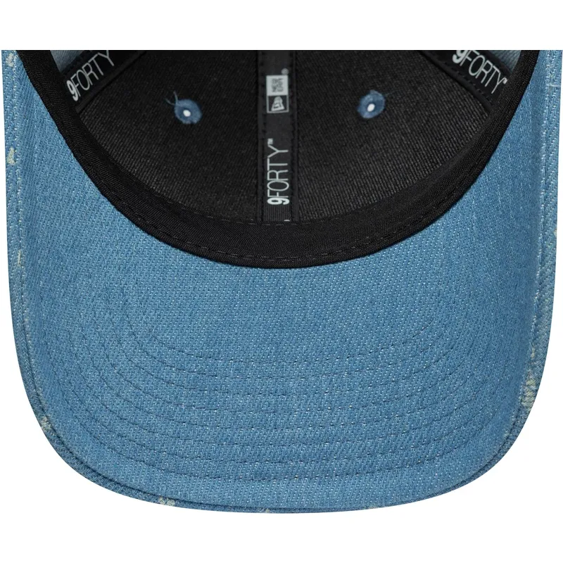 bla-buet-snapback-kasket-9forty-m-crown-denim-fra-valentino-rossi-vr46-motogp-fra-new-era