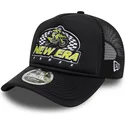 cappellino-trucker-nero-9forty-m-crown-graphic-di-new-era