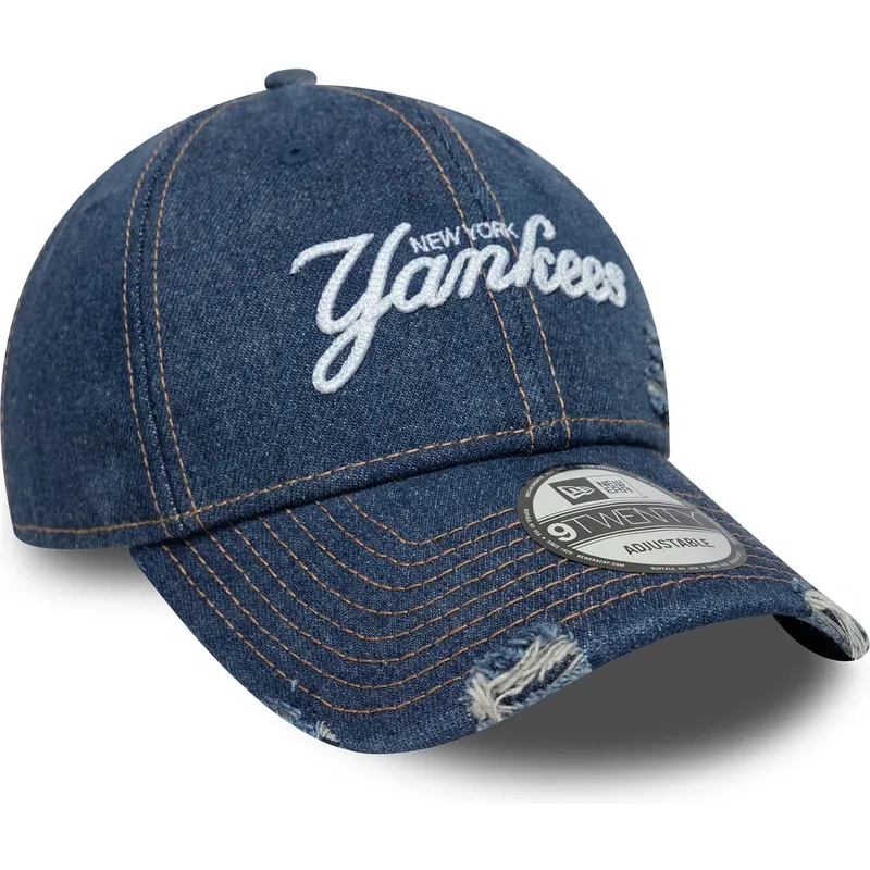 bojd-bla-justerbar-keps-9twenty-denim-distress-fran-new-york-yankees-mlb-av-new-era
