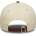cappellino-curva-beige-e-marrone-regolabile-9twenty-mini-washed-di-new-york-yankees-mlb-di-new-era