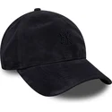 gorra-curva-azul-marino-ajustable-con-logo-azul-marino-9twenty-suede-de-new-york-yankees-mlb-de-new-era