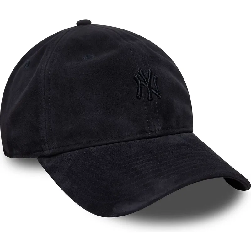 new-era-curved-brim-navy-blue-logo-9twenty-suede-new-york-yankees-mlb-navy-blue-adjustable-cap