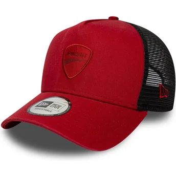 Cappellino trucker rosso E Frame Seasonal di Ducati Motor MotoGP di New Era