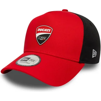 Casquette courbée rouge snapback 9FORTY E Frame Ducati Motor MotoGP New Era