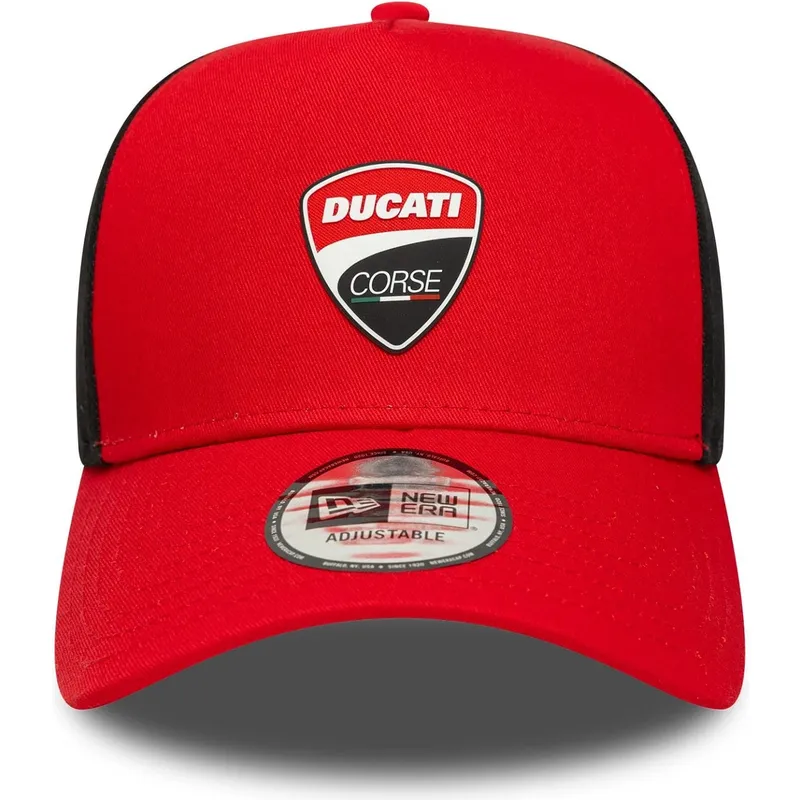 rod-kurvad-keps-snapback-9forty-e-frame-fran-ducati-motor-motogp-av-new-era
