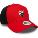 rod-kurvet-snapback-kasket-9forty-e-frame-fra-ducati-motor-motogp-fra-new-era