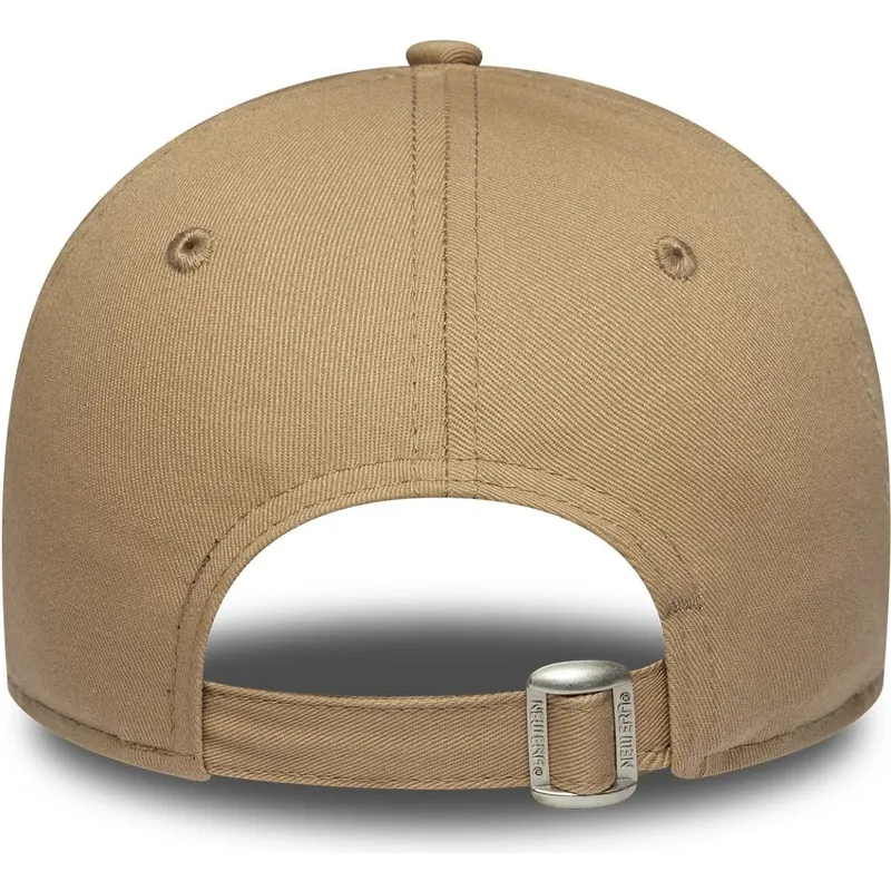 new-era-curved-brim-women-leopard-logo-9forty-animal-infill-los-angeles-dodgers-mlb-brown-adjustable-cap