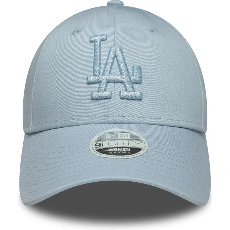 jasnoniebieska-regulowana-czapka-z-zakrzywionym-daszkiem-z-niebieskim-logo-dla-kobiet-9forty-metallic-logo-los-angeles-dodgers-m