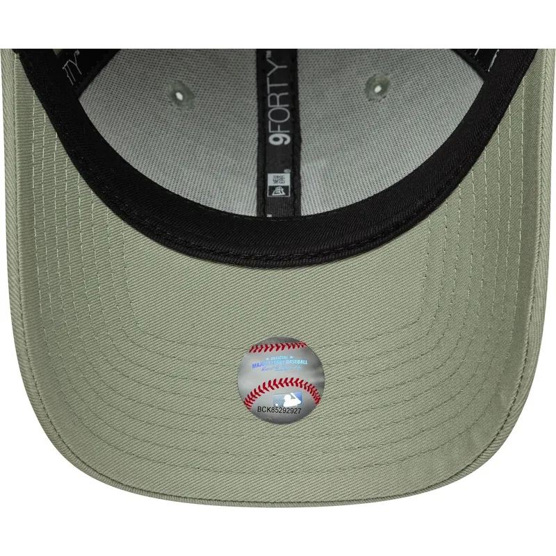 ljusgron-justerbar-kurvad-keps-for-dam-9forty-floral-icon-fran-los-angeles-dodgers-mlb-av-new-era