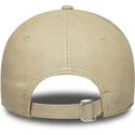 casquette-courbee-beige-ajustable-avec-logo-beige-pour-femme-9forty-pu-new-york-yankees-mlb-new-era