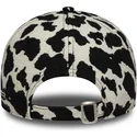 cappellino-curvo-nero-e-bianco-regolabile-da-donna-9forty-cow-midi-dei-new-york-yankees-mlb-di-new-era