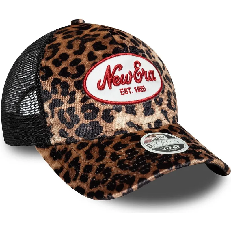 casquette-trucker-leopard-pour-femme-9forty-a-frame-m-crown-new-era