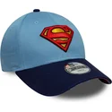 casquette-courbee-bleue-ajustable-pour-enfant-9forty-superman-dc-comics-new-era