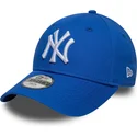 cappellino-curvo-blu-regolabile-per-bambino-9forty-league-essential-dei-new-york-yankees-mlb-di-new-era
