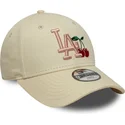 bojd-beige-justerbar-keps-for-barn-9forty-fruit-icon-fran-new-york-yankees-mlb-av-new-era