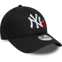 cappellino-curvo-nero-regolabile-per-bambino-9forty-fruit-icon-dei-new-york-yankees-mlb-di-new-era