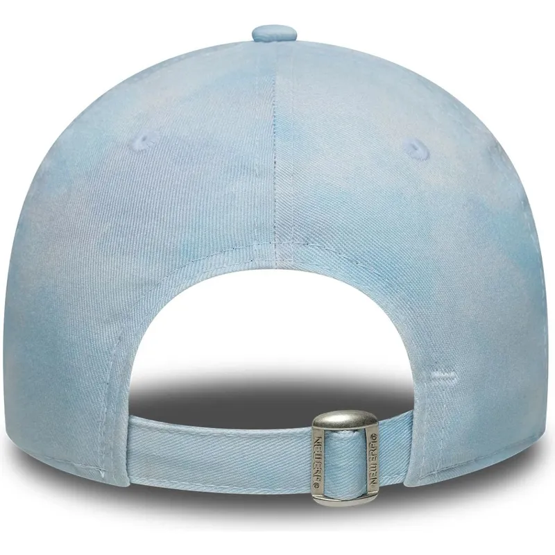 justerbar-bla-buet-kasket-til-dreng-9twenty-tie-dye-fra-new-york-yankees-mlb-fra-new-era