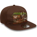 new-era-flat-brim-19twenty-outdoor-graphic-brown-adjustable-cap