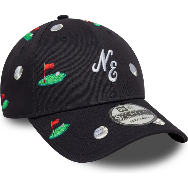 marinbla-bojd-justerbar-keps-9forty-golf-all-over-print-fran-new-era