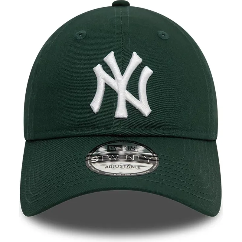 morkegron-justerbar-curved-kasket-9twenty-league-essential-fra-new-york-yankees-mlb-fra-new-era