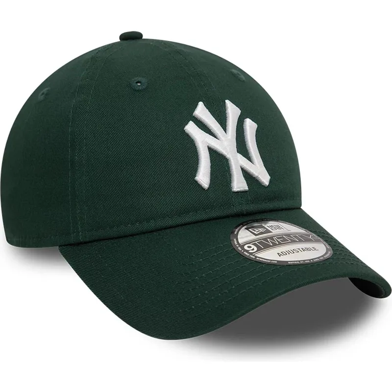 morkegron-justerbar-curved-kasket-9twenty-league-essential-fra-new-york-yankees-mlb-fra-new-era