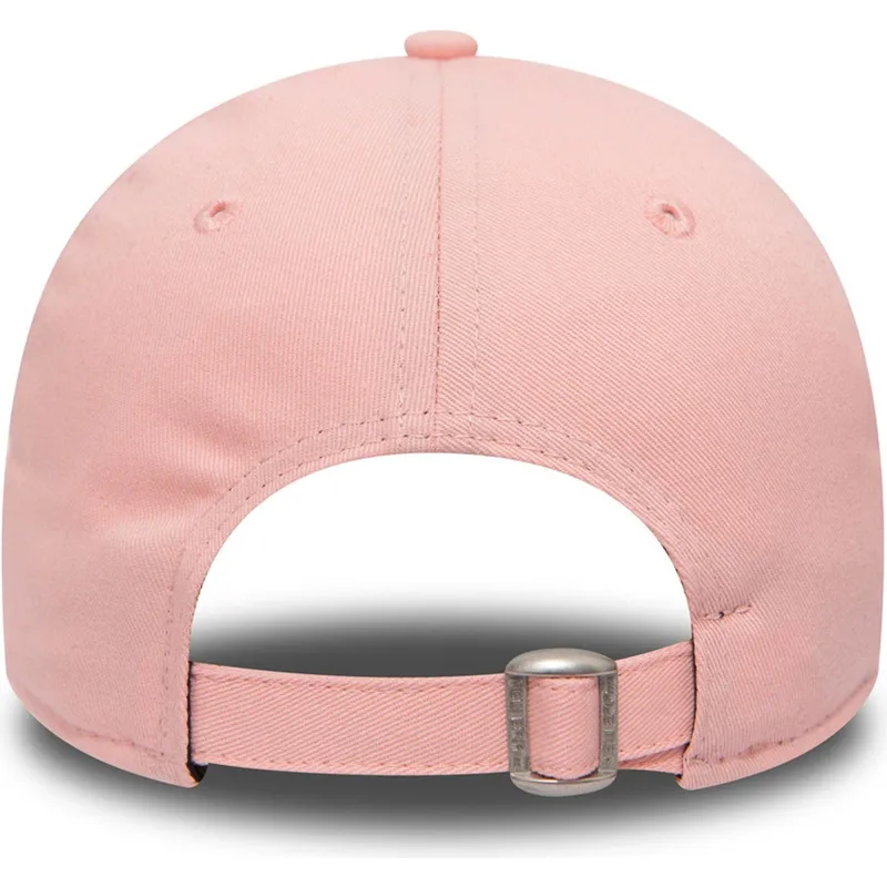 cappellino-curvo-rosa-regolabile-9forty-league-essential-dei-new-york-yankees-mlb-di-new-era