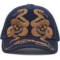 cappellino-trucker-blu-navy-skull-and-snakes-graphic-di-ed-hardy