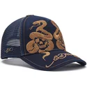 gorra-trucker-azul-marino-skull-and-snakes-graphic-de-ed-hardy