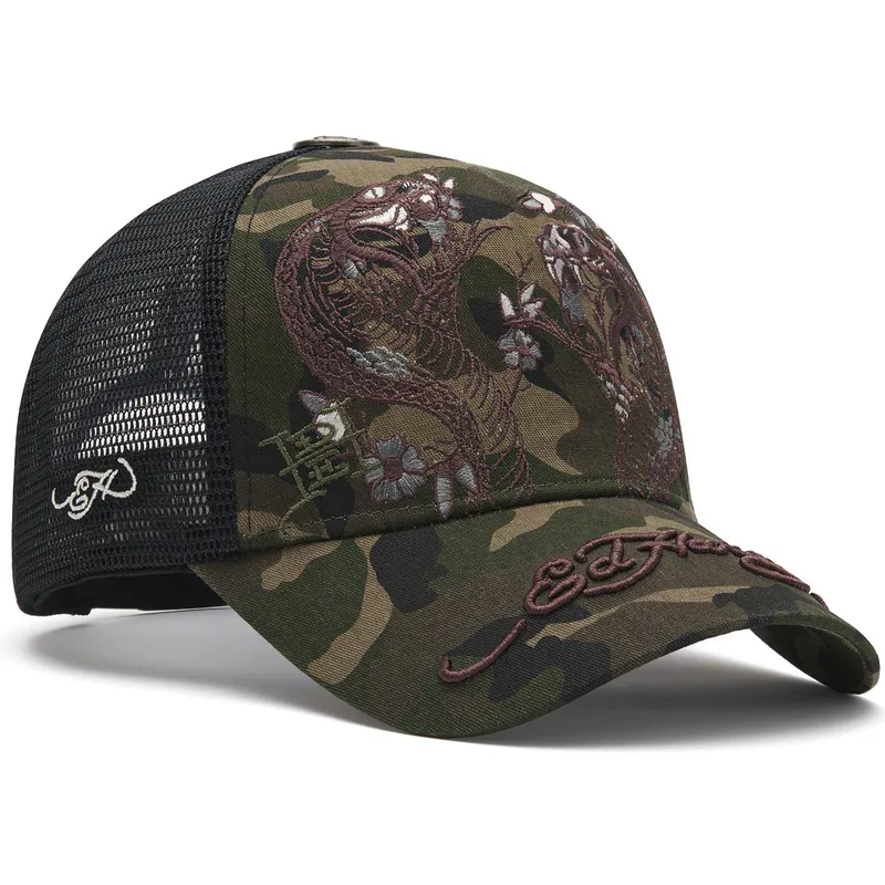 cappellino-trucker-camouflage-2-snakes-di-ed-hardy