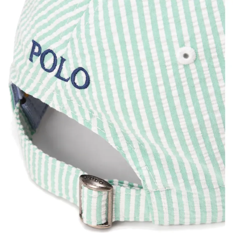 grune-verstellbare-curved-cap-stretch-seersucker-von-polo-ralph-lauren