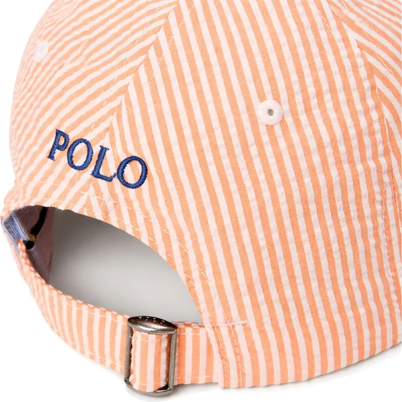 cappellino-curvo-arancione-regolabile-stretch-seersucker-di-polo-ralph-lauren