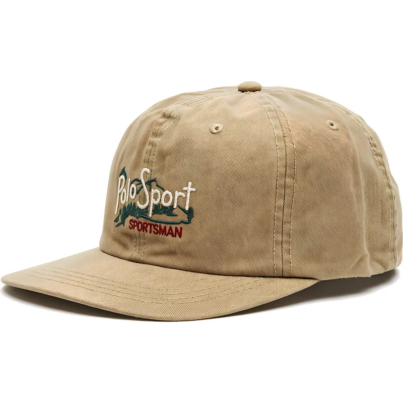 casquette-courbee-beige-ajustable-classic-sport-twill-woven-polo-ralph-lauren