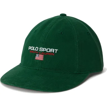 Polo Ralph Lauren Curved Brim Authentic Baseball Green Adjustable Cap