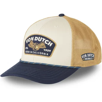 Von Dutch SEM07 Brown and Navy Blue Cap