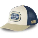 cappellino-trucker-beige-e-blu-sem10-di-von-dutch