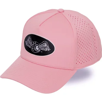 Casquette courbée rose snapback SPORT07 Von Dutch