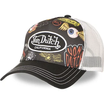 Cappellino trucker nero SUBL16 di Von Dutch